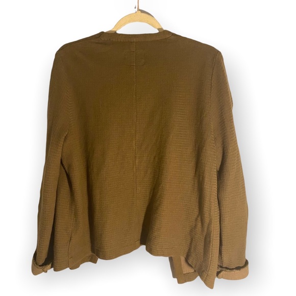 Old Navy Open Front Olive Green Cardigan - Picture 2 of 5